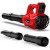 denqir Soffiatore per foglie senza fili per Milwaukee M18 alimentato a batteria (senza batteria) con 6 modalità di velocità, 500 CFM/150 MPH, soffiatore elettrico senza spazzole per la cura del prato, patio