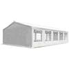 TOOLPORT Tendone per feste 5x10m telo in PVC 600 N impermeabile montaggio facile