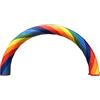 E-Found Arco Arcobaleno Gonfiabile 25 piedi x 10 piedi Pubblicità Festa Celebrazione Giardino Decorazione Arco Rafforzare PU Rivestito Oxford per Ingresso Evento Pubblicità Noleggio