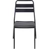 Vacchetti Giuseppe Vacchetti Sedia in Metallo Rovigo Antracite cm50x54h42/87