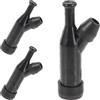 Levemolo 3 Pezzi Cappucci Candela per Generatore a Benzina 3kw 5kw in Plastico Nero Resistenti alla Corrosione per Pompa Acqua Pressione e Trattori da Giardino