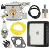 YUETTYY Kit candele filtro aria carburatore per motosega Echo CS3000 CS3400 A021000231 A021000760 Walbro WT-589-1