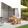 Kavolet Telo per tenda da sole per protezione solare - Tessuto impermeabile e indistruttibile - Con volant - Accessorio per tenda - 400 x 350 cm - Crema