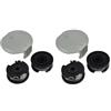 Daaxing Bobina e copertura per decespugliatore Bosch Easy Grass Cut 23 26 18 18-230 18-260 18-26 F016800569 F016800385 F016F05320, bobina per tagliaerba Bosch (4 bobine + 2 bobine Copertura)