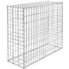 Wiltec Gabbione metallico 100x80x30 cm ø 4 mm Gabbia sassi per recinzioni, muri di sostegno