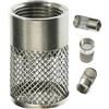 Xiixuuj Filtro di Raccolta per Tubo da Giardino, Coperchio del Filtro in Acciaio Inossidabile, Filtro per Pompa 'Acqua di Ingresso per irrigazione in Acciaio Inossidabile, Attrezzo da Giardino in