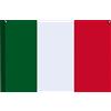 Subito disponibile STOCK 10 PEZZI Bandiera italia italiana 70X100 con passante per l asta