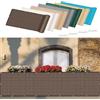 LIUNADM Schermi Divisori e Protettivi per Balconi 100 x 550 cm Protezione Solare Frangivento Schermo per La Privacy Del Balcone con Occhielli e Fascetta per Privacy Balcone, Marrone