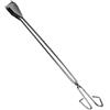 Cabilock Strumento di Raccolta della Spazzatura in Acciaio Inossidabile Pinza per Rifiuti Lunga Pinza a Forma di Forbice Accessori per Barbecue Gadget Esterno (60 Cm)