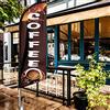 QSUM Black Coffee Swooper Flag and Pole Kit, 3,3 m dimensioni giganti bandiera caffè nero aggiornamento cartello pubblicitario bandiera piuma caffè per caffetteria