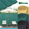 UISEBRT Recinzione frangivista in PVC, 200 x 500 cm, doppio rinforzo, per giardino, balcone e terrazza