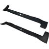 perfektGarten 2 lame per pacciamatura tosaerba da 62 cm, compatibili con Viking MT 790 795 TwinCut 122/6151 702 0111/6151 702 0116