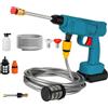 YEOOIYCW Pulitore ad alta pressione senza fili, max 30 bar, alimentato a batteria idropulitrice compatibile con makita 18 v pila, lavatrice elettrica senza fili con accessori (senza batteria)