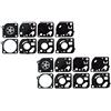 C·T·S Kit guarnizione carburatore e membrana sostituisce ZAMA GND-18 per carburatore ZAMA C1Q C1U Echo SRM 2300 Ryobi 700 780 Oleomac-Efco 640 (confezione da 2)
