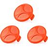 URPIZY 3 pezzi tosaerba Spool Cover, Trimmer Spool Cover per Black & Decker Strimmer Trimmer Spool Cap BESTA525 BESTA528 BESTA530 ST1823 STC1840 ST5530 STC1815