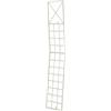 CLP Graticcio Piante Rampicanti Trigo In Ferro I Graticolato Piante 198 x 40 CM I Traliccio Rampicanti Da fissare Alla Parete, Colore:antico-crema