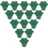 BESTonZON 40 Pezzi Tappi Protettivi in Plastica per Bastoni di bambù da Giardino Copri estremità Sicuri per Pali da Recinzione Cappucci per Supporto Piante Esterni per Protezione e
