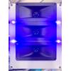 Generico Repellente ultrasuoni per uccelli piccioni gabbiani corvi versione tripla con strobo led - da esterno 180 m² (Uccelli triplo con strobo led)
