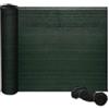 casa pura® Pannello per recinzioni, Efficace Protezione della Privacy, Protezione dal Vento, Rete ombreggiante, per campi Sportivi, Giardino, Rete Metallica - Mascherina Tennis Verde (1,2 m x 15 m)