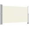 vidaXL Tenda da Sole Laterale Retrattile 140 x 300 cm Crema