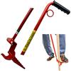 G.L.D. Forniture Piantacanne diametro fino a 40 mm rosso utensile salva schiena per piantare canne, paletti, tondini e reggipiante per orto e giardino