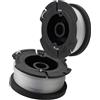 Daaxing Bobina e linea adatta per tagliaerba Black & Decker BESTA525 BESTA528 BESTA530 BESTE630 BD032 parti di ricambio (2 pezzi)