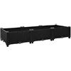 vidaXL Fioriera Rialzata 120x40x23 cm in Polipropilene