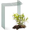 Novatool 5 Supporto per Cespugli in Metallo Semicircolare 40 cm Ø35 cm di Altezza, Colore Verde, Supporto per Piante Rampicanti, Supporto per Fiori, Supporto per Piante Rampicanti, Supporto per Piante
