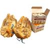 Firelighters 2 pacchi da 50pcs di accendifuoco in Lana di Legno di Pino Naturale, inodore ed Ecologico. Ottimo per l'accensione del Fuoco e 2 conf. da 3kg di legnetti accendifuoco.
