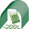 TTL Garden 12x 65x60 cm Tunnelbögen + 36 Clips - Set da 12 archi per tunnel in pellicola larghi 65 cm in acciaio rivestito, arco tondo per copertura serra, aiuola rialzata, orto, set con 36 clip di