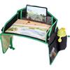 Jovikids Vassoio da Viaggio per Bambini, Tavola da Disegno Cancellabile, Tasca PAD touch screen Tavolino Auto per Bambini, 7 Tasche, Pieghevole e Portatile (green)