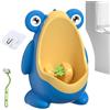 Qfdiwr Orinatoio Per Bambini Per L'Addestramento Al Vasino,Orinalino per Ragazzi a Forma di Rana - Toilette Interattivo Scomponibile Soluzione Bagno Per Bambini Casa Viaggio Campeggio