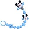 BABY J ART Catenella Portaciuccio in Silicone Personalizzata con Nome - Modello Bubble Charm - Clip Sicura - Idea Regalo Nascita - Topo - Ultra leggera