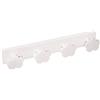 POMOLINE APPENDIABITI da Parete camera BEBÉ bambino Nuvole biancas legno laccata base plastica resine ABS 410x60MM