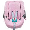 JYOKO KIDS Fodera per seggiolino auto in cotone compatibile con Cybex Aton Cloud-Q-M-2-4-5 (ATON Q, Pink Sparkles)