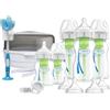 Dr Brown's Natural Flow Dr. Brown's Options Plus, biberon anti-coliche per neonati, set regalo