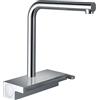 hansgrohe Aquno Select M81 Miscelatore monocomando da cucina 250, bocca estraibile, 2 getti, sBox, cromo, 73830000