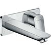 hansgrohe Logis Miscelatore monocomando lavabo ad incasso a parete con bocca erogazione 19.5 cm, cromo, 71220000