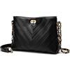 Sivim Portafoglio donna Sivim-b4v-black-l, M 2-02 nero, M 2-02 Nero, m