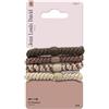 Jean-Louis David JEAN LOUIS DAVID - Set di 4 elastici per capelli intrecciati, ornamenti, gioielli per capelli, bracciali, colori casuali, acconciatura facile e alla moda, tutti i tipi di capelli