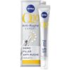 NIVEA Q10 Anti-Rughe Expert Siero Filler Anti-rughe Mirato 15 ml, Siero viso ad azione riempitiva mirata, Filler crema contorno occhi con Coenzima Q10