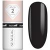 Semilac Easy Off LED Light Smalto L24 Diamond Black 7 ml - nero intenso, pieno potere coprente, durata fino a 12 giorni, facile da rimuovere senza lime