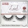 kiss new york KISS Lash Couture Naked Drama Collection, 1 paio di ciglia finte, in chiffon, piene e soffici, in finto visone, con fascia elastica flessibile, include colla per ciglia