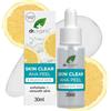 Dr.Organic Dr Organic Skin Clear AHA Peeling con acidi della frutta, siero esfoliante, acne, cicatrici, anti-imperfezioni, schiarente naturale, vegano, cruelty-free, senza parabeni e SLS, biologico, 30 ml