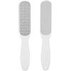REBECASKYENS Lima per calli e calli, lima per piedi e talloni, raspa piedi professionale, bianco, double face, antiruggine, per pedicure, cura dei piedi, rimuovere la pelle morta