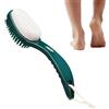 Humkopnl Spazzola lavapiedi, 2 in 1, multifunzione, per la cura dei piedi, delicata pietra pomice per piedi, comoda accessorio da bagno per uomini e donne