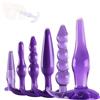 Lonbyfubf TOA6- Viaggio Divertente Con 6 Articoli In Silicone plúg ànalé dilàtatóré ànàl ànàleséx tóy kit bútt dilatàtóri palliné ànàli dildó séxytóysys vibràtoréper próféssionàlé in ànó per donna uomo coppie