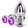 Khgropmz HC3J-Prodotti In Acciaio Inox In 3 Misure (Viola) plúg ànalé dilàtatóré ànàl ànàleséx tóy kit bútt dilatàtóri palliné ànàli dildó séxytóysys vibràtoréper próféssionàlé in ànó per donna uomo coppie