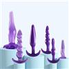 Jrxprxinps CL-Kit Da Allenamento In Silicone Viola Per Coppie Ṕlūg Ḁnàli Ḁnàlé Ḅūṱṱ Ṕlūg Pîccólo Dilàtâtore Ânâls Dónna Ḁmǎl Ṕļūgs Plây Ṕlūg Ânâlṕlūg Tóy