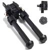 Rimfly Bipiede per Airsoft Rifle V8 Tactical Full Metal pieghevole a 360º per la caccia con 20mm Picatinny Rail Swivel con base regolabile antiscivolo 6/9 pollici 5 livelli di altezza